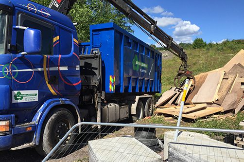 transport av anfall for gjenvinning